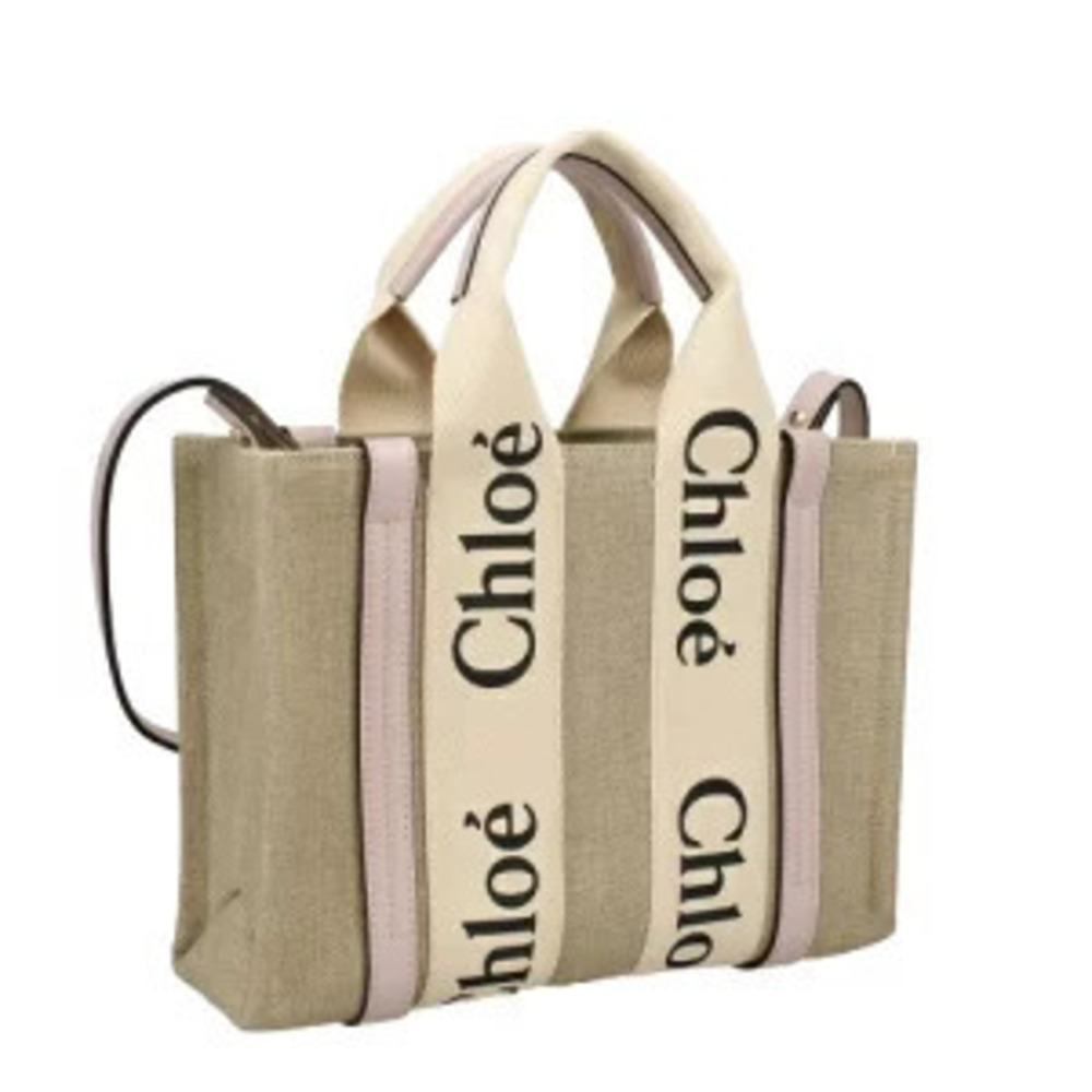 Chloe Beige Misty Tote Lavender Woody Bag Tan